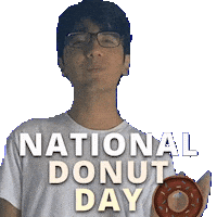 National Day Donut Sticker