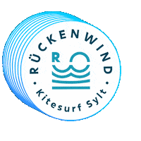rueckenwind kitesurf sylt rückenwind Sticker
