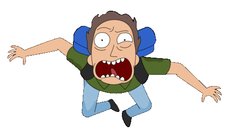 Season 4 Jerry Sticker by Rick and Morty