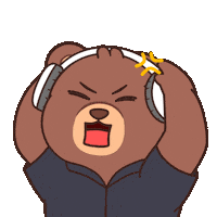 Angry Teddy Bear Sticker by BEARISH