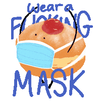 Mask Jewish Sticker