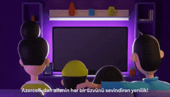Tv Box Family GIF by Azercell