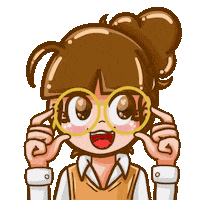 Glasses Geek Sticker by ToranaPH