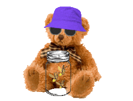 Teddy Bears Summer Sticker