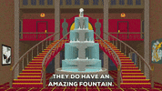stairs fountain GIF by South Park 