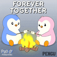 Camping I Love You GIF by Pudgy Penguins