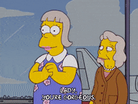 homer simpson compliment GIF