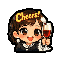 Happy Cheers Sticker by L.I. Productions