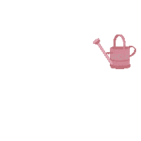 Watering Can Plant Growing Sticker