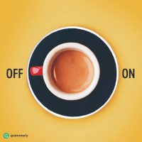Coffee Monday GIF by Grammarly.com