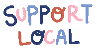 Support Local Shop Small Sticker by Sydney Made