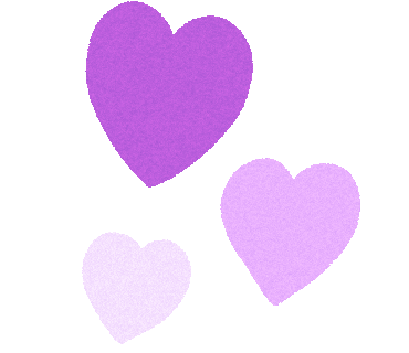 Heart ムラサキ Sticker