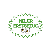Grawewohnen eyes button neu augen Sticker