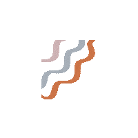 Ivyandopal doodle waves border michelle Sticker