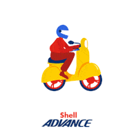 Shell-Advance Moto Sticker by Leandro Mello
