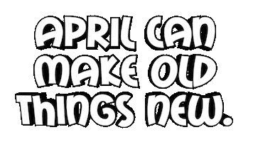 Happy April Sticker by OpticalArtInc.
