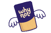 SomosWhyNot angel spread cinnamon banano Sticker