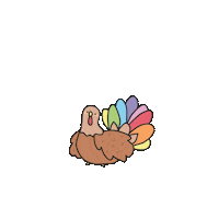 Cartoon Rainbow Sticker by TeaBag