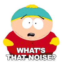 Eric Cartman Noise Sticker by South Park