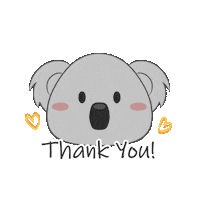 miryamdwi heart thankyou koala koealaa Sticker