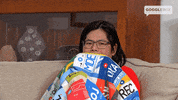 Hiding Watching Tv GIF by Gogglebox Australia