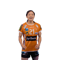 OdenseHaandbold orange handball handbold odense Sticker