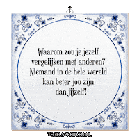 Humor Wijsheid Sticker by Tegelspreuken.nl
