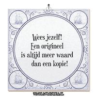 Humor Creativiteit Sticker by Tegelspreuken.nl