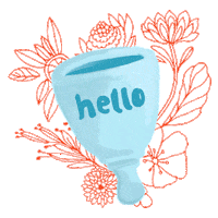 period menstruation Sticker by Put A Cup In It