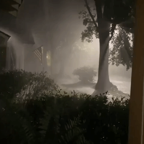 Tropical Storm Elsa Brings Torrential Rain to Savannah, Georgia