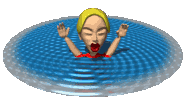 drowning STICKER