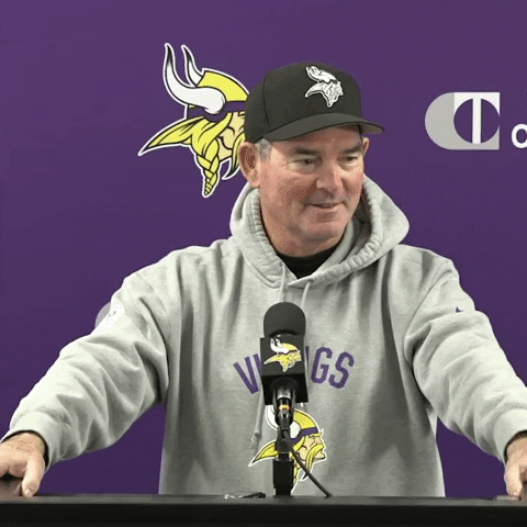 Mike Zimmer Yes GIF by Minnesota Vikings