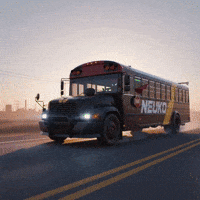 Speeding School Bus GIF by G*BOY