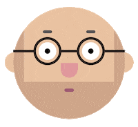 Bald Head Sticker by Little James