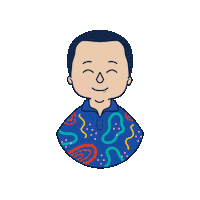 Happy Sticker