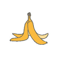 Banana Escape Sticker by The Cake Movement