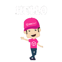 Delivery Hello Sticker by EasyParcel