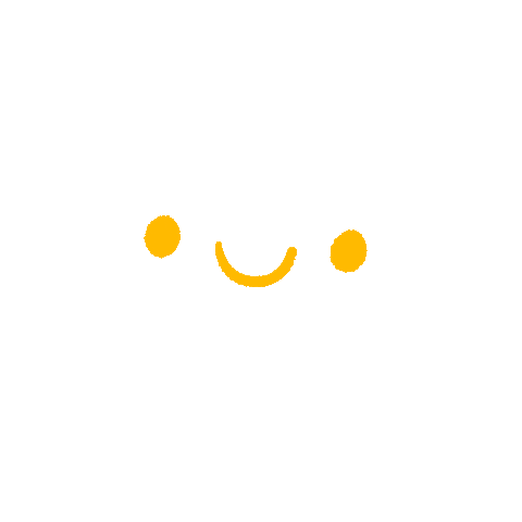leahstray smile kawaii face yellow Sticker