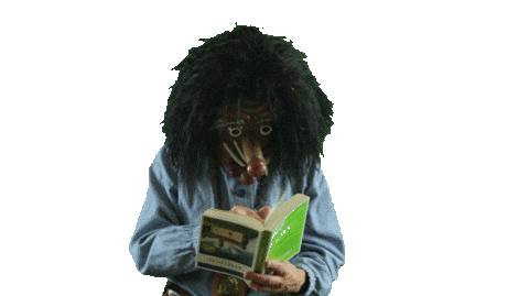 Hex Lesen Sticker by Duerrbachhexen