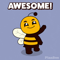 Happy Lets Go GIF by Plan Bee Studios