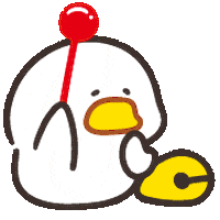 Chick Knock Sticker