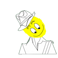 happy sticker by ladypat