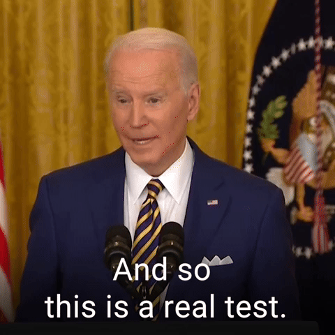 And so this is a real test.