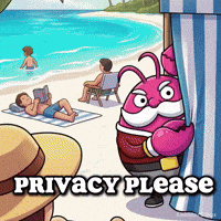 Privacy Please GIF by LobsterClaus