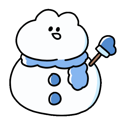 Snow Winter Sticker by おめがちゃん
