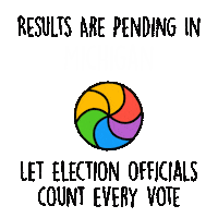 Be Patient Election 2020 Sticker by Creative Courage