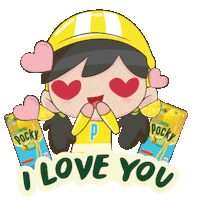 pockyid yuzu pocky yu biza yu pocky yuzu Sticker