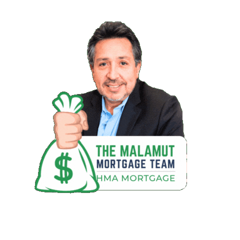 Moneybag Malamut Sticker by HMA Mortgage