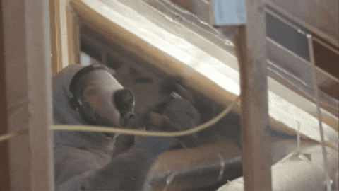 scsfoam giphygifmaker overspray new construction insulation spraying open cell foam GIF