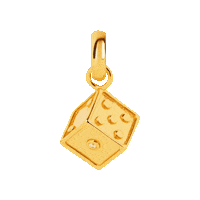 Gold Dice Sticker by Aleyole Jewelry
